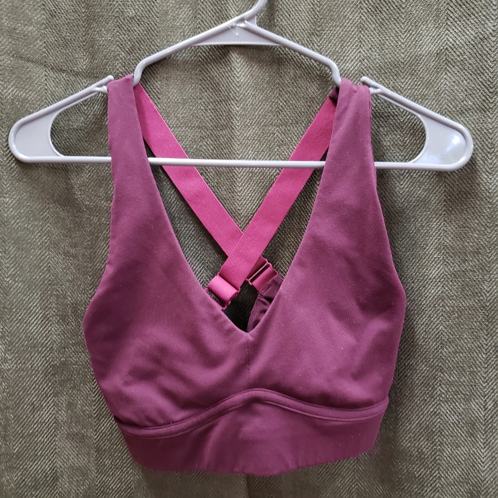FABLETICS purple sports bra